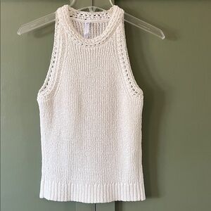 Southern Tide Ivory Knit Tank Top